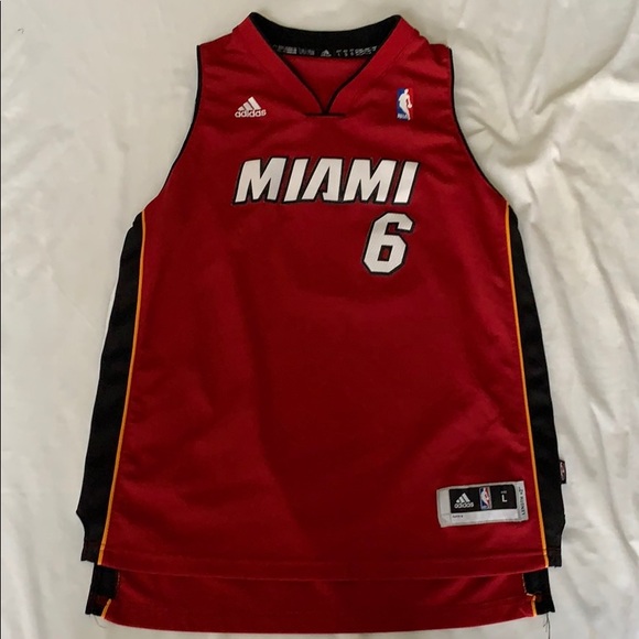 miami heat lebron james jersey adidas